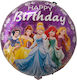 18'' Balloon Happy Birthday Princesses Purple