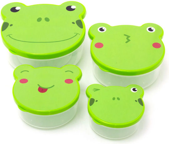 Gezellig Plastic Kids' Lunch Set 0.2lt Brown