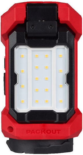 Milwaukee Battery Jobsite Light LED IP54 with Brightness up to 1200lm Packout Alip0