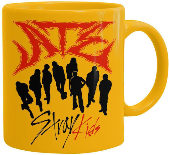 Koupakoupa Stray Kids Boy Band Mug Ceramic Yellow 330ml