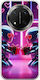 Husă Valentine's Day Futuristic Lovebots Honor Magic 7 Lite 5g Flexibil TPU Silicon Transparentă