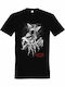 Unisex T-shirt Stranger Things Demogorgon Design Graphic Black