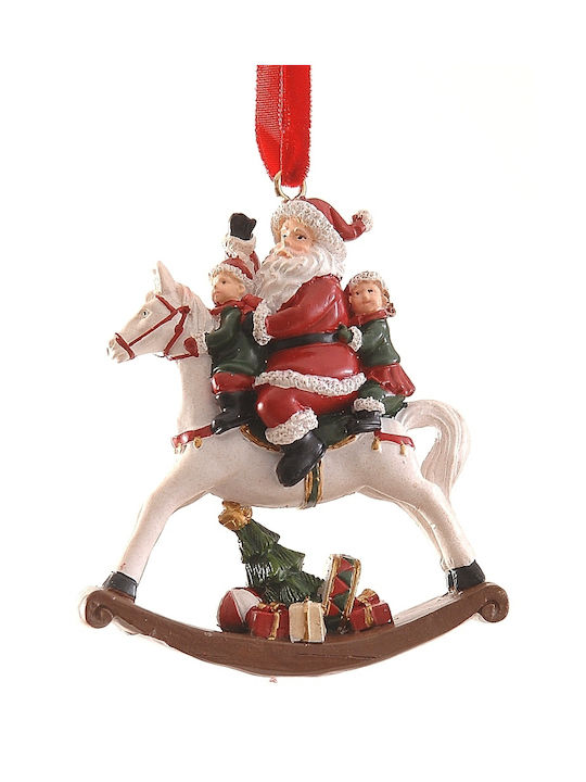 Christmas Ornament Santa Claus Kids On Rocking ...
