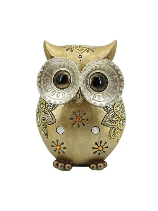 Marhome Dekorative Eule Aus Polyresin 12x8x17cm