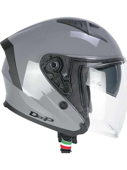 CGM 167A Deep Nardo Grey Motorcycle Helmet Jet ...