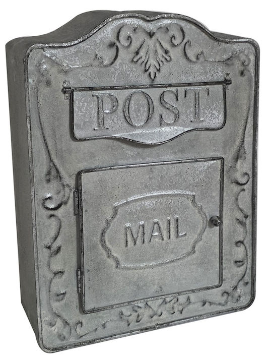Artekko Cutie Poștală pentru Exterior Metalic în Culoarea Gri 27x10x35cm