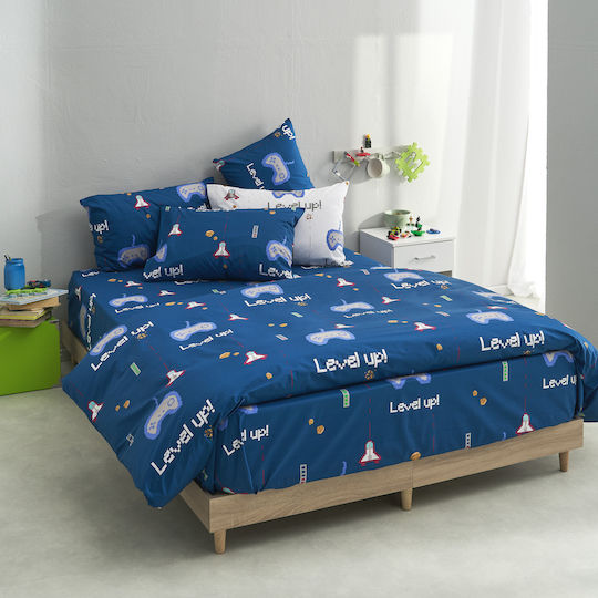Charalambidis Textiles Kids Duvet Single Blue 160x230cm Charalambidis Textiles Kids Duvet Single Blue 160x230cm