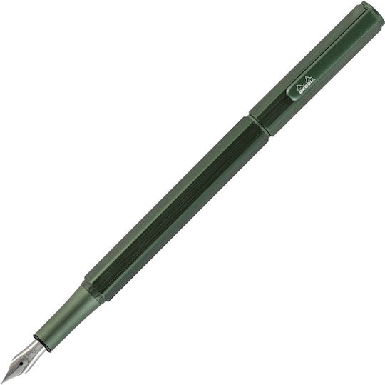 Rhodia Πένα Γραφής Extra Fine Πράσινη από Αλουμίνιο