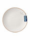 Lumarko Teller Wüste Keramik Beige mit Durchmesser 20cm