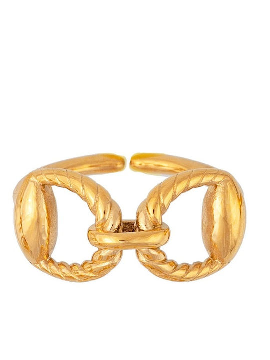 Excite-Fashion Γυναικείο Δαχτυλίδι από Ατσάλι Επιχρυσωμένο
