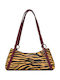 Leather Women's Bag Handbag Beige