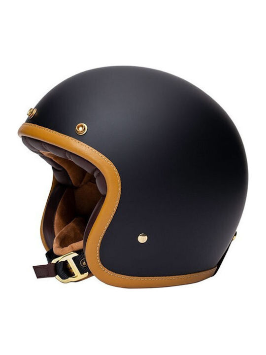 Marko Helmets Classic Мат черно Мотоциклетна ка...