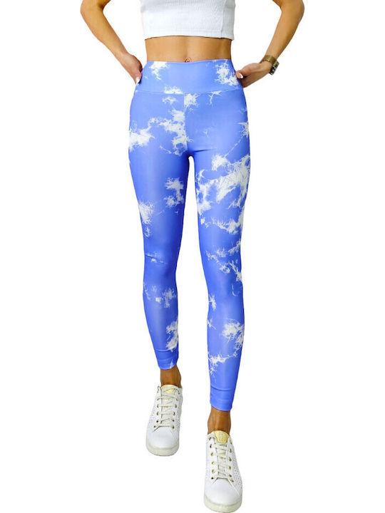 Leggings Pentru Yoga Colanți Femei Strângere Push Up Mov