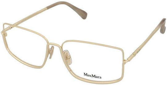 Max Mara Women's Metal Prescription Eyeglass Frame Gold MM 5203 032