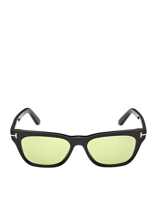 Tom Ford Unisex Sunglasses with Black Horn-Rimm...