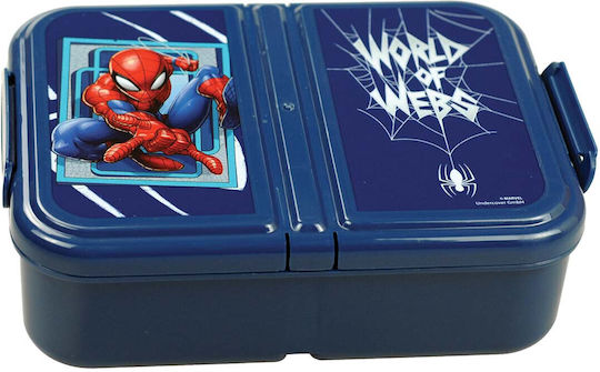 Marvel Plastik Kinder Lebensmittelbehälter Spiderman 0.9Es Mehrfarbig