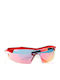Goggle Unisex Γυαλιά Ηλίου με Πολύχρωμο Κοκκάλινο Σκελετό και Πολύχρωμο Καθρέφτη Φακό