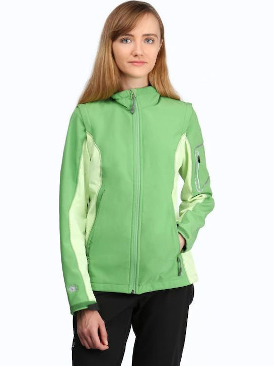 Kabru Sw Softshell Jachetă Dama Fără Mâneci Verde