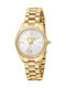 Just Cavalli Animalier Damen Uhr mit Gold Metallarmband