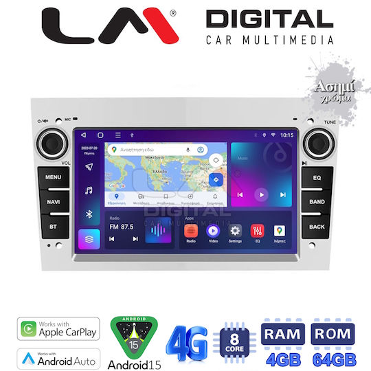 LM Digital Car Audio System for Opel Agila / Antara / Astra / Combo / Corsa / Meriva / Signum / Tigra / Vectra / Vivaro / Zafira 2011 (Bluetooth/USB/WiFi/GPS/Apple-Carplay/Android-Auto/CD) with Touch Screen 7"