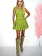 Set cu Mini Fustă Olive Green