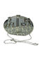 Damentasche Schultertasche Silber