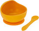 Excellent Houseware Baby Food Container Set made of Silicone Yellow 2pcs