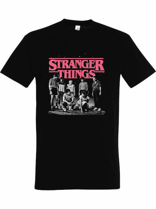 kirikoko Детска тениска Black Stranger Things S...