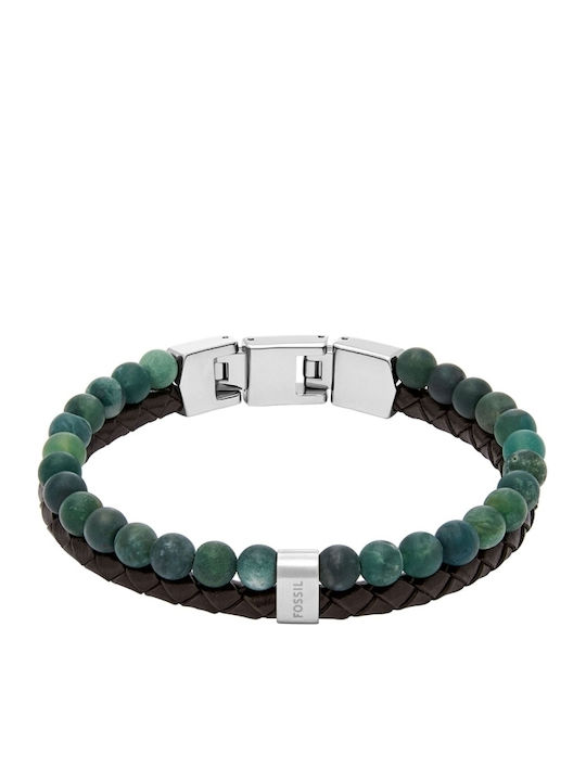 Fossil Men's Leather Bracelet Fossil Men's Leather Bracelet