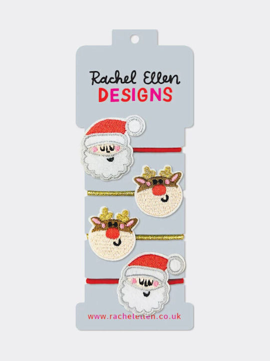 Elastice Pentru Păr Rachel Ellen Designs Santa Rudolph