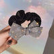 Scrunchie Argintiu Fundă 10x6cm Ac233 Hrd-ac233