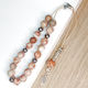 Worry Beads of Semi-Precious Stones Natural Red Jasper Netstone Hematite