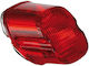 Rear Motorcycle Tail Light Crystal Harley-davidson 99-03 Flt Dyna Xl 00-03 Softail Red Laydown Tail Light Lens Red