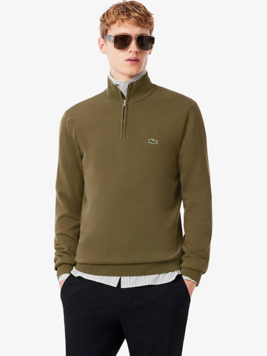 Lacoste Πουλόβερ Μακρυμάνικο Πράσινο