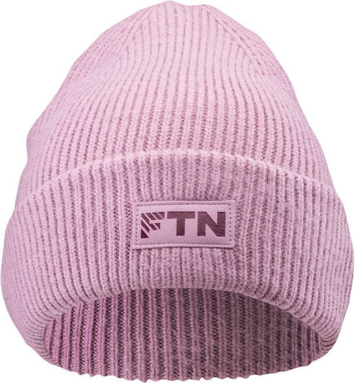 Beanie Unisex Σκούφος Πλεκτός σε Ροζ χρώμα