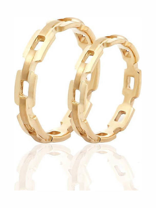 Ehering aus Gelb Gold 9K