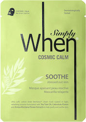 Beruhigende Reinigende Gesichtsmasken Teebaumöl Für Empfindliche Haut Cosmic Calm 23 G Simply When