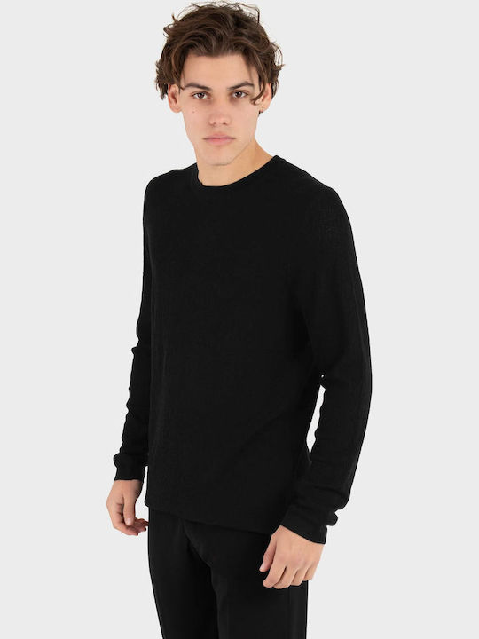 Long Sleeve Sweater Black IRMINO 420221 1000