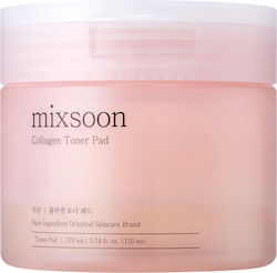 Mixsoon Collagen Toner Pad Μάσκα Ομορφιάς Προσώπου για Ενυδάτωση / Λείανση / Σύσφιξη / Λάμψη / Καθαρισμό Με Νιασιναμίδη 110τμχ Mixsoon Collagen Toner Pad Μάσκα Ομορφιάς Προσώπου για Ενυδάτωση / Λείανση / Σύσφιξη / Λάμψη / Καθαρισμό Με Νιασιναμίδη 110τμχ
