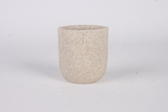 Inter Ceramic Wall Mounted Cup Holder Beige