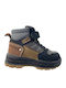 Anatomical Kids Boots with Velcro Black