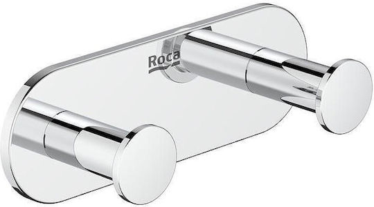 Roca Haken Badezimmer Doppelt Schrauben ​13.5x4.3cm Silber