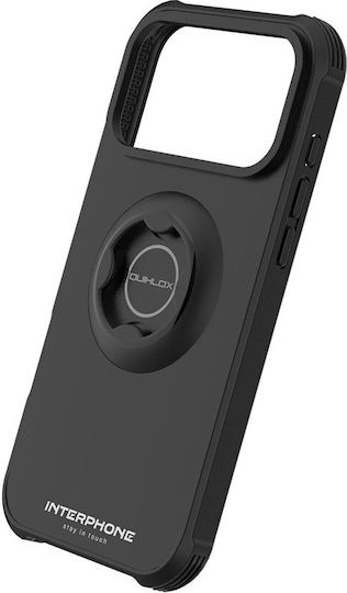 Interphone Quiklox Tetraforce Mobile Phone Case Apple iPhone 17 Pro for Motorcycle Mount