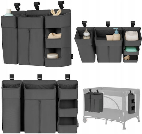 Lionelo Kinderzimmer-Aufbewahrungskörbe Kinderbett-Set Grau