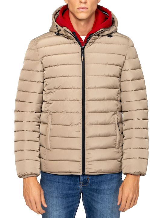 Зимно Яке Puffer Водоустойчиво Бежово