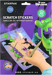 Creative Scratch-off Stickers Set Diplodocus Starpak 548946 Creative Scratch-off Stickers Set Diplodocus Starpak 548946