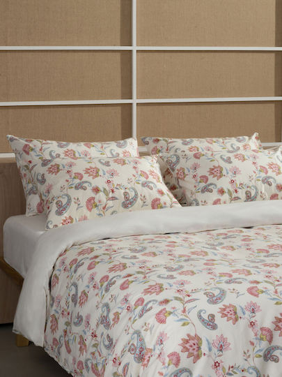 Sunshine Sheet Sets Double with Elastic 150x205+30cm. Cotton Feelings 2068 Ecru 4pcs