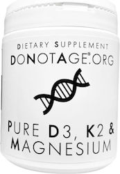 DONOTAGE Pure D3, K2 & Magnesium 60 κάψουλες DONOTAGE Pure D3, K2 & Magnesium 60 κάψουλες