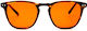 Filter Optix Premium Blue Light Glasses Yama Cinnamon Orange Lens