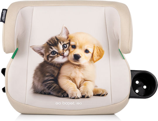 Chipolino Go Boost Iso Детско Столче за Кола Бустер i-Размер с Isofix Kitten & Puppy